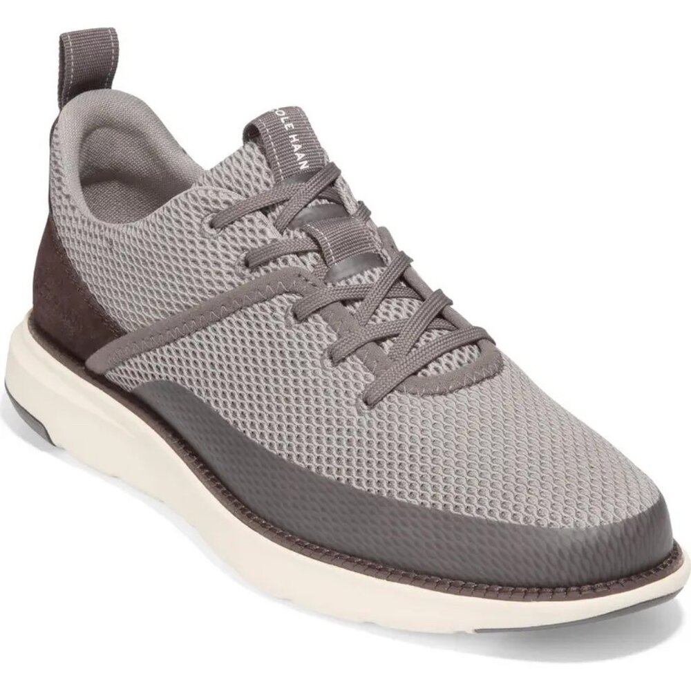 Cole Haan Men's Grand Atlantic Sneaker in Storm Cloud / Dark Brown